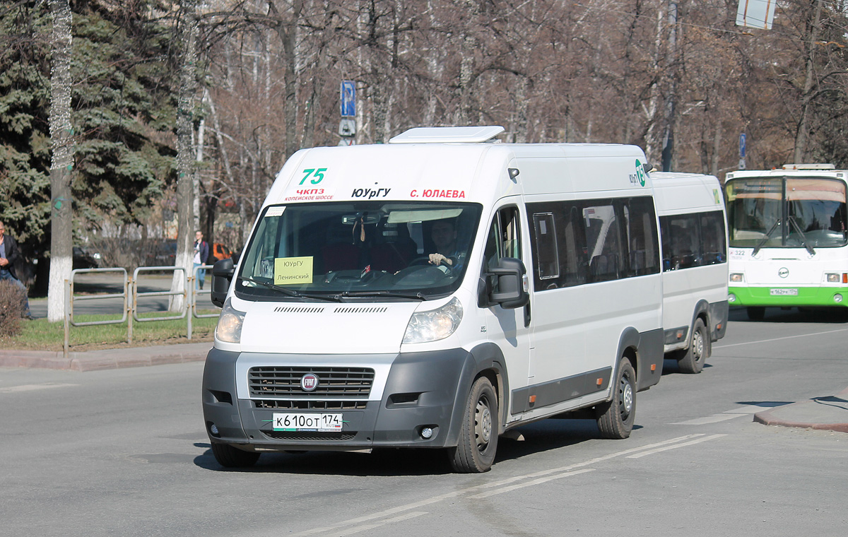 Chelyabinsk region, Nizhegorodets-FST613 (FIAT Ducato) # К 610 ОТ 174
