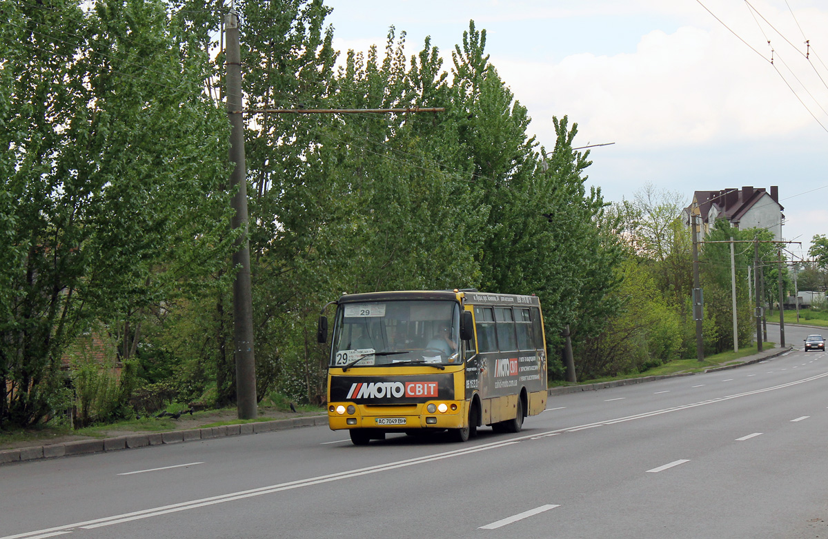 Волынская область, Богдан А09202 (ЛуАЗ) № AC 7049 BH