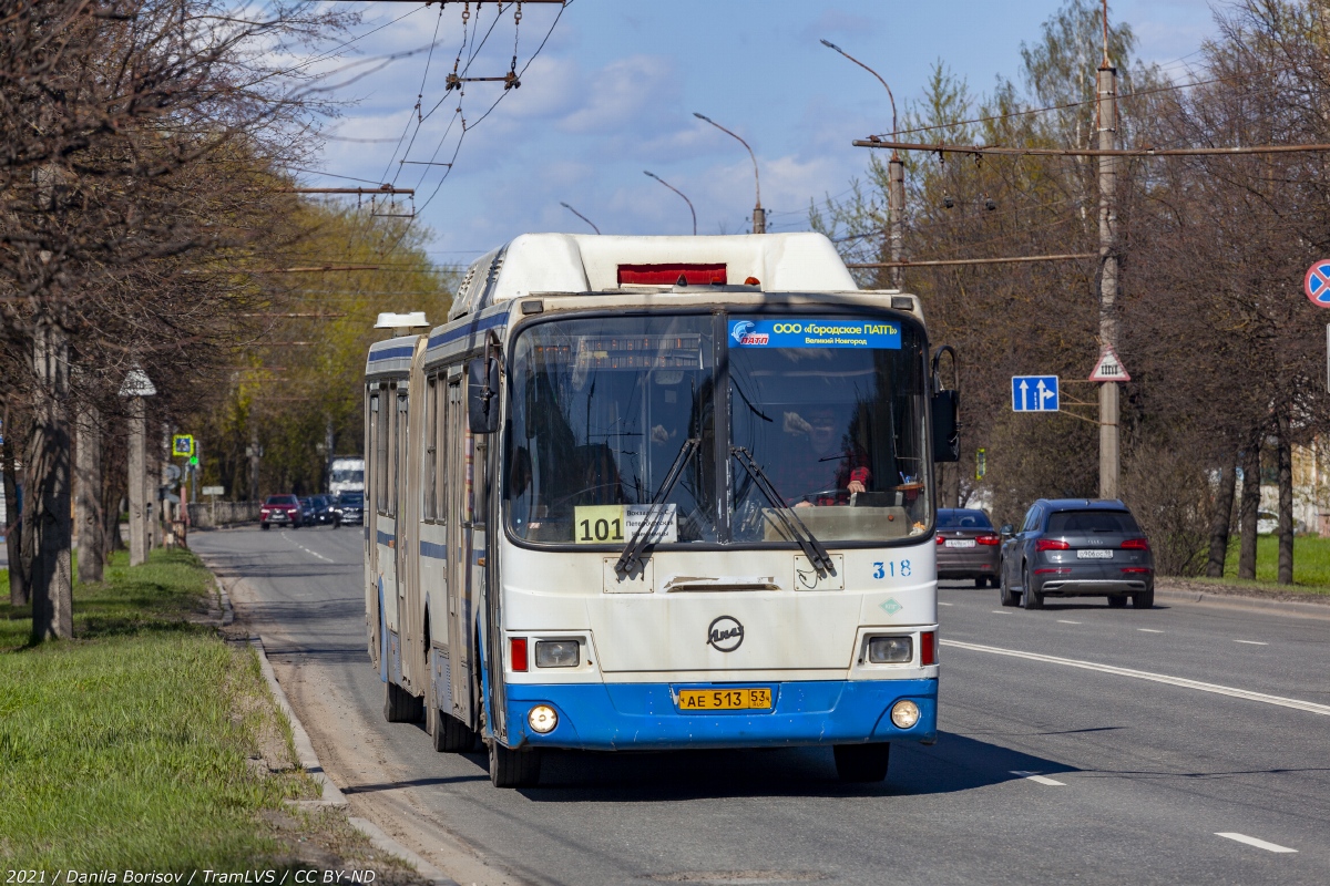 Новгородская область, ЛиАЗ-6212.70 № 318