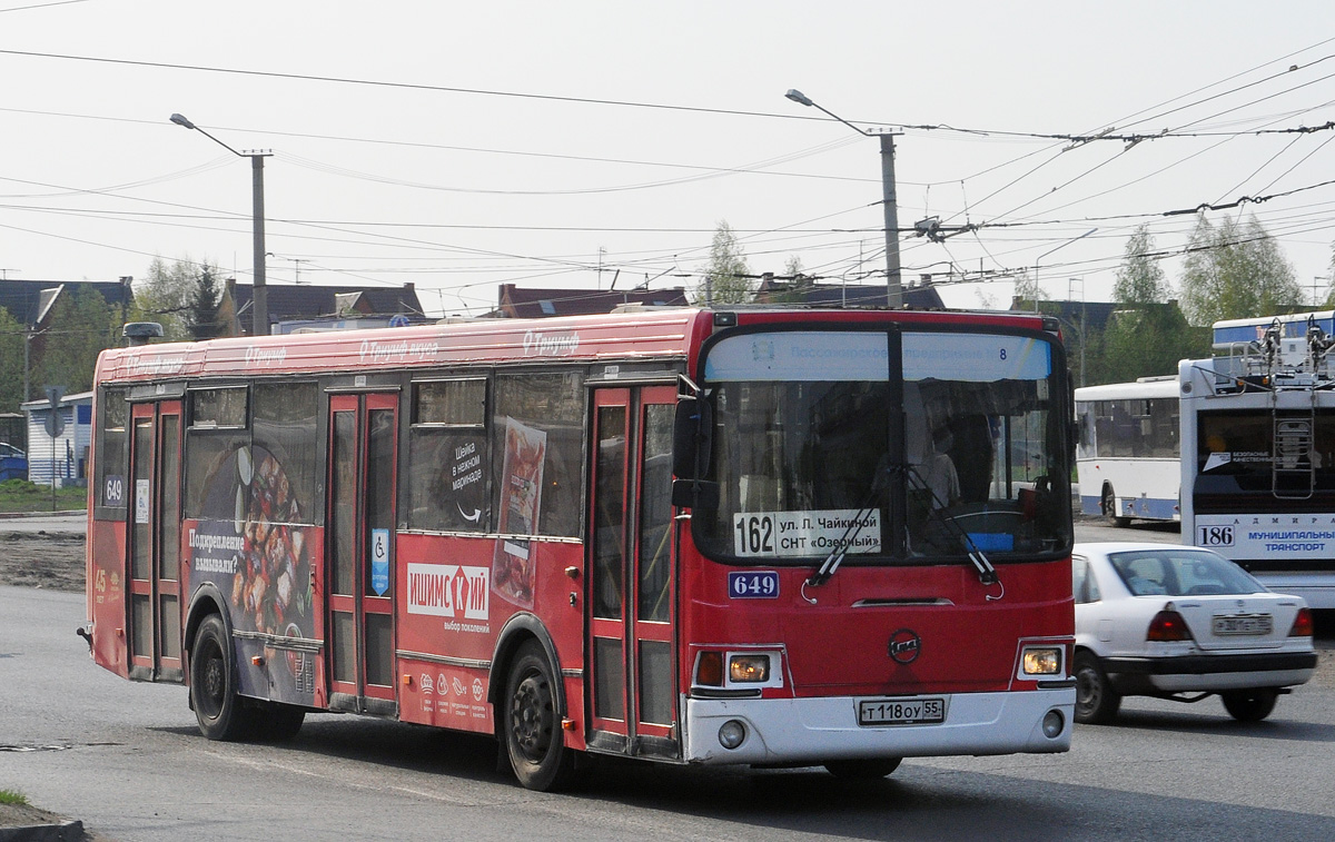 Омская область, ЛиАЗ-5293.00 № 649