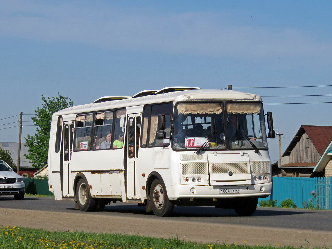 Кировская область, ПАЗ-4234-05 № А 004 ТА 43
