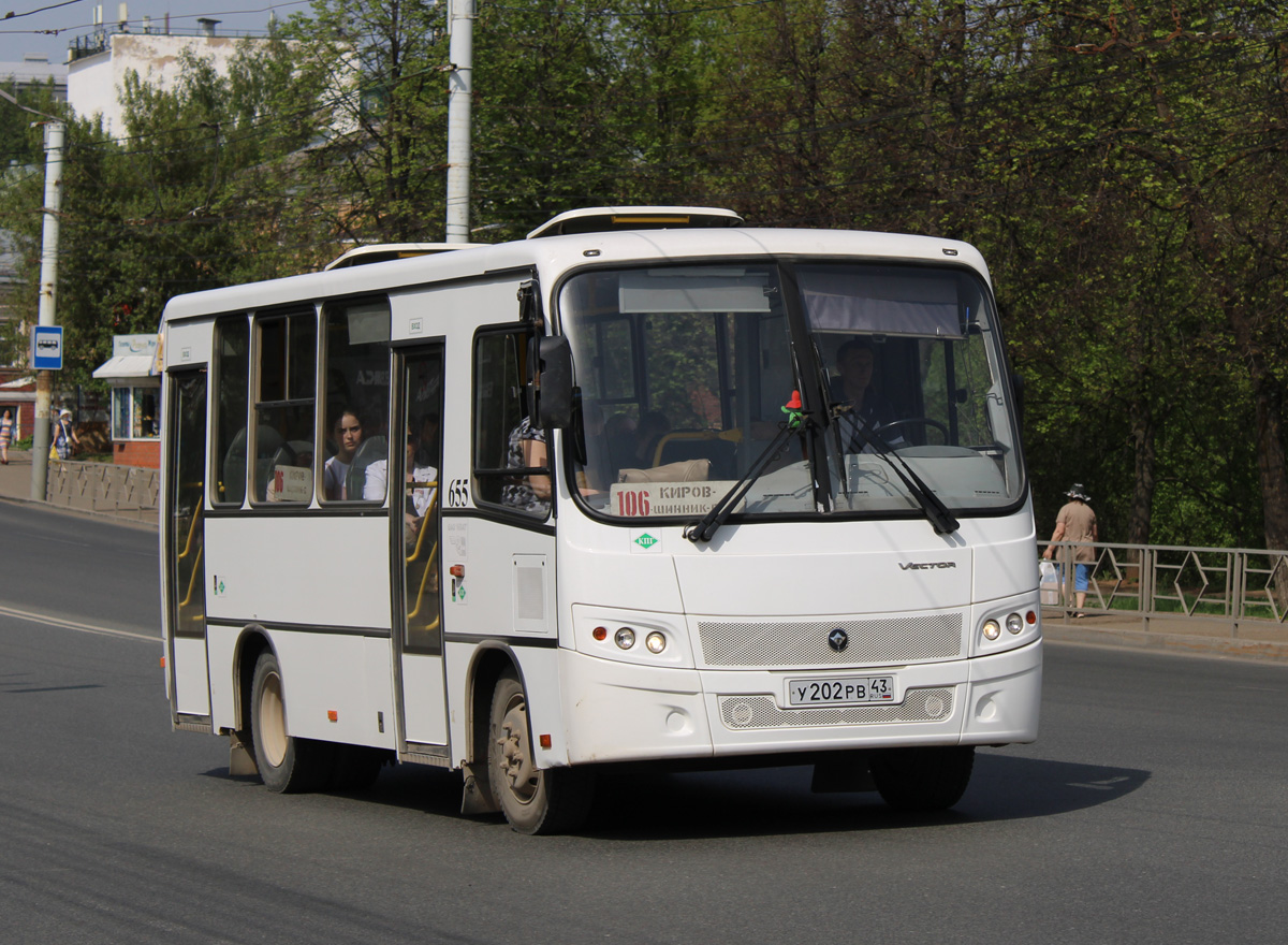 Кировская область, ПАЗ-320302-12 "Вектор" № х655