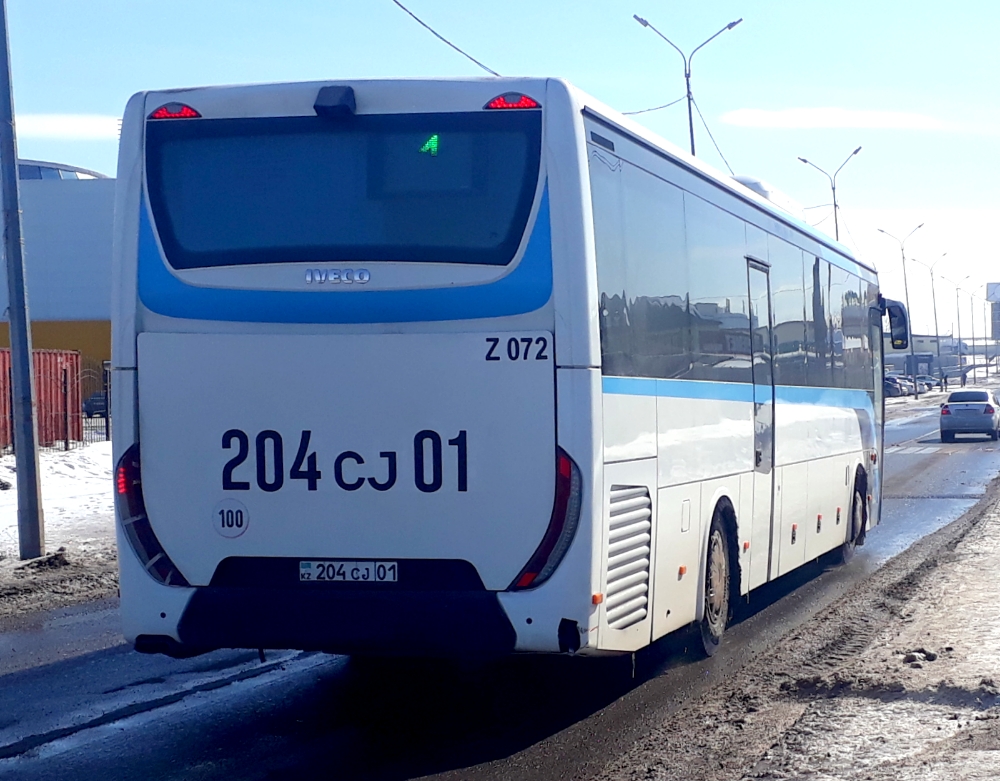 Астана, IVECO Crossway LINE 13M (СарыаркаАвтоПром) № Z072
