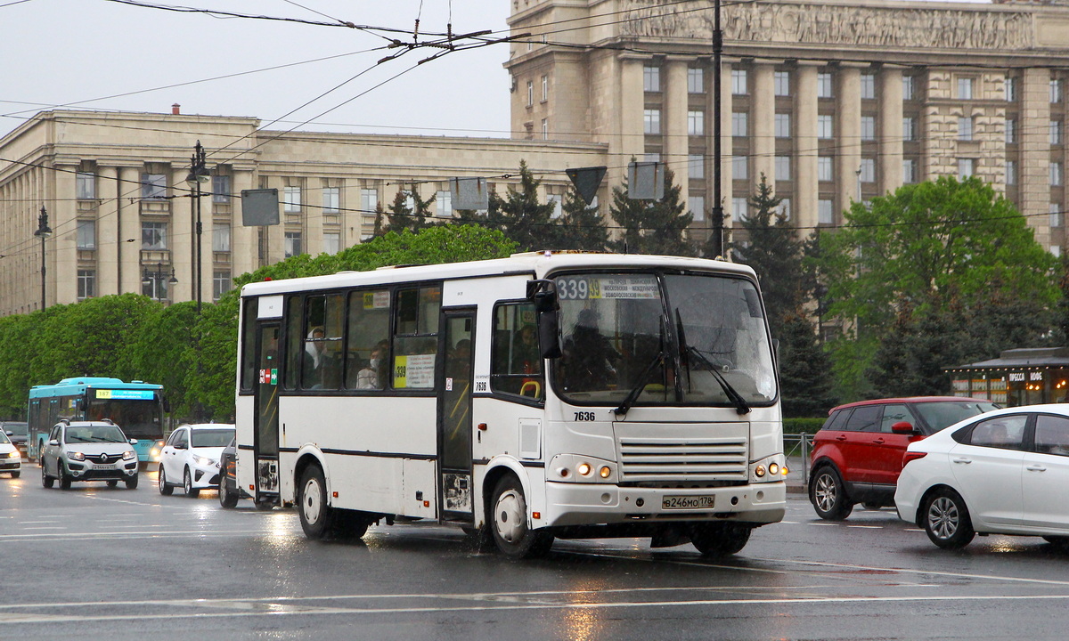 Санкт-Петербург, ПАЗ-320412-05 № 7636