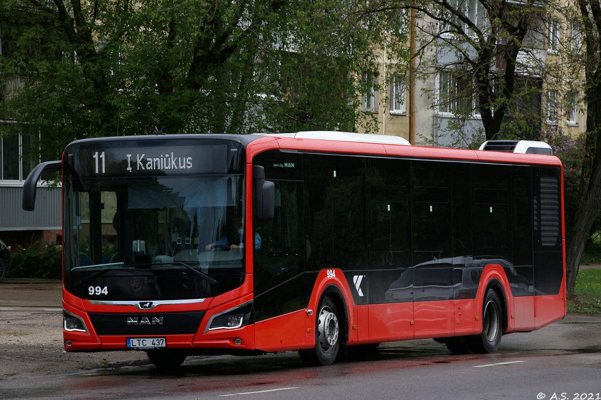 Литва, MAN 12C Lion's City 12 NL330 EfficientHybrid № 994