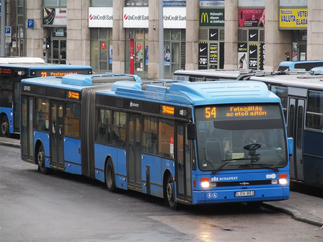 Венгрия, Van Hool AG300/2 № LOV-853