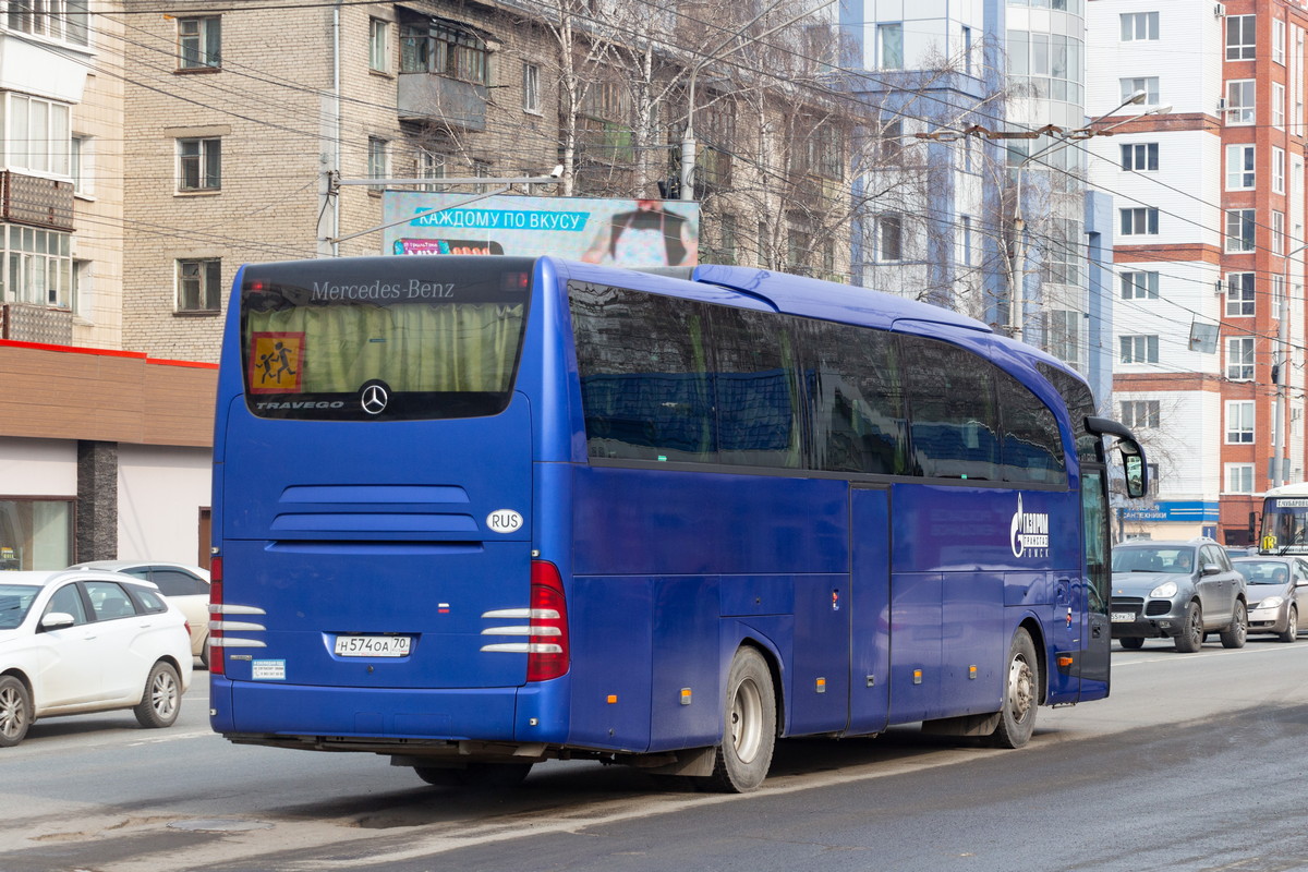 Томская область, Mercedes-Benz Travego II 15RHD № Н 574 ОА 70