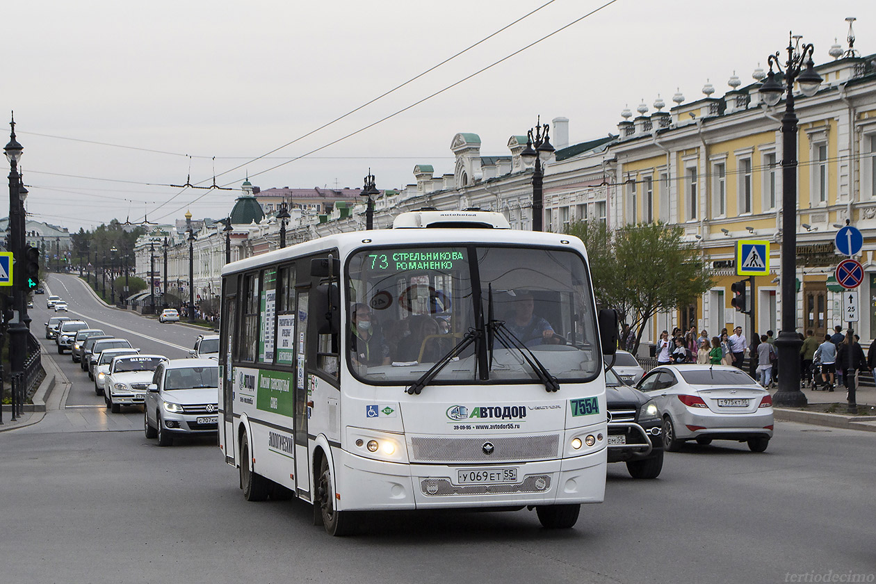 Омская область, ПАЗ-320412-14 "Вектор" № 7554