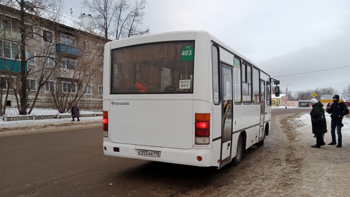 Татарстан, ПАЗ-320402-05 № Е 255 АВ 116