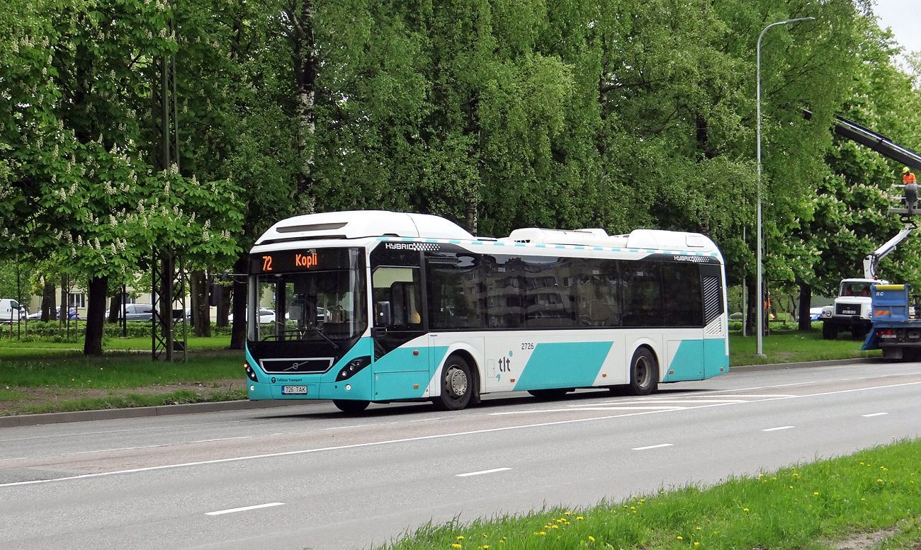 Эстония, Volvo 7900 Hybrid № 2726