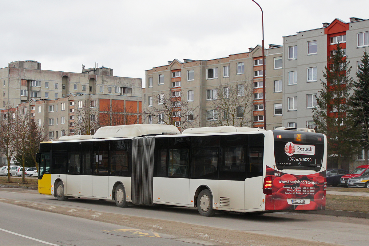 Литва, Mercedes-Benz O530G Citaro facelift G CNG № 1939
