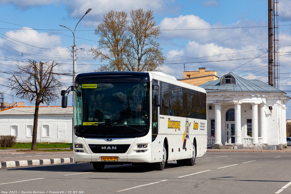 Saint Petersburg, MAN R60 Lion's Intercity ÜL290 # АЕ 618 53