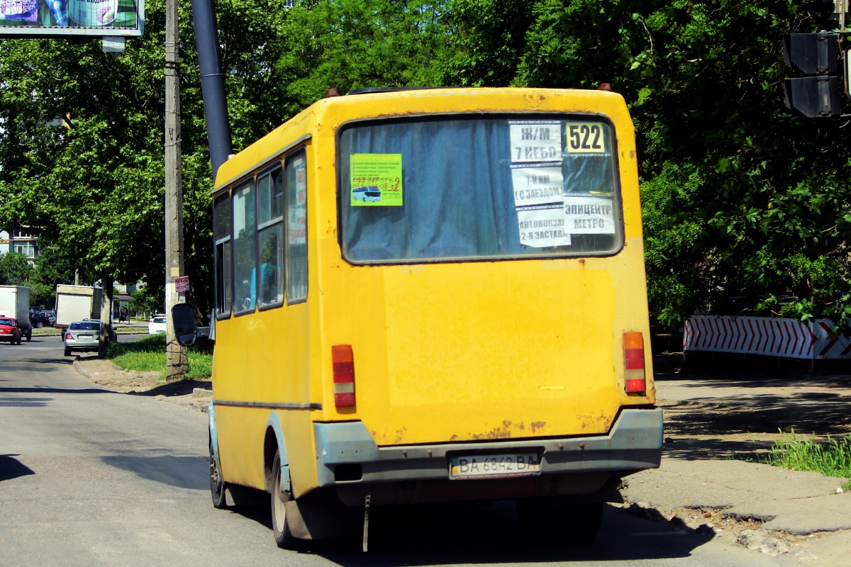 Одесская область, БАЗ-22154 "Дельфин" № BA 6842 BA