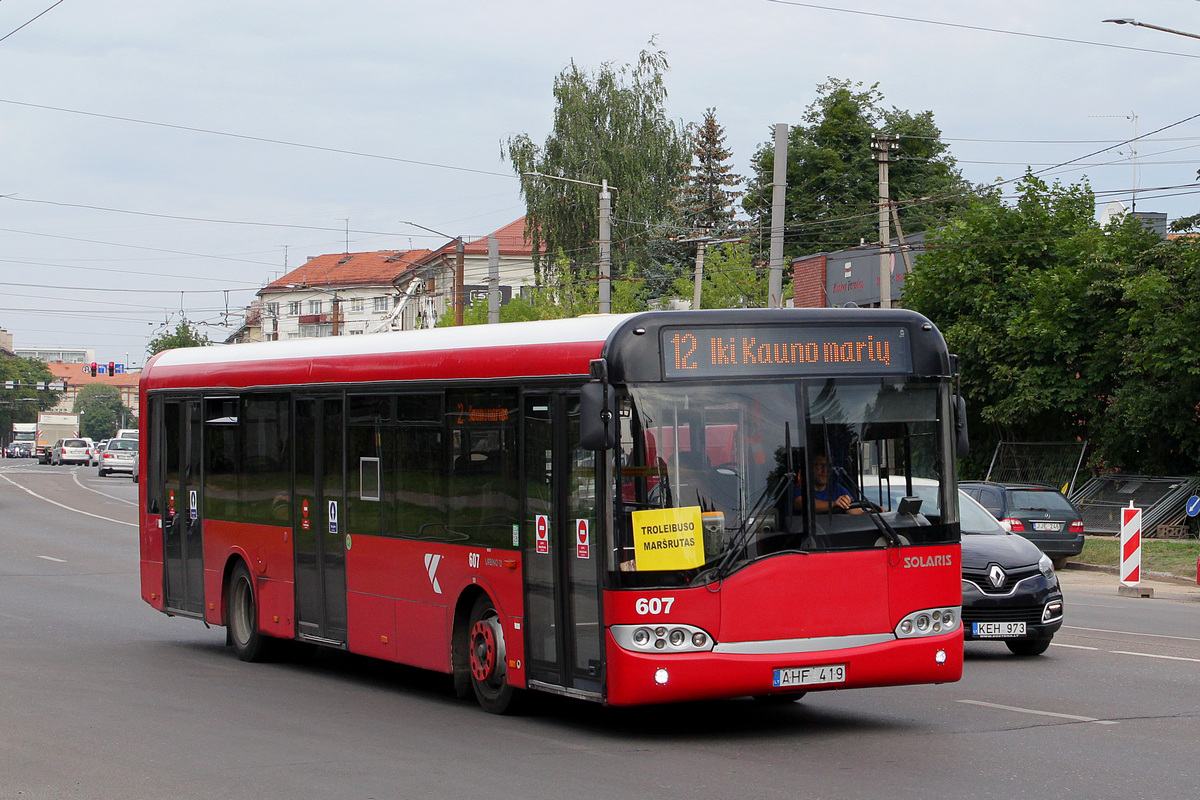 Lithuania, Solaris Urbino II 12 # 607