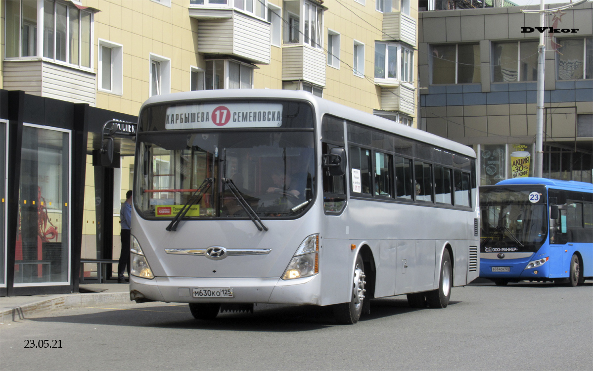 Приморский край, Hyundai New Super AeroCity 1F/L № М 630 КО 125