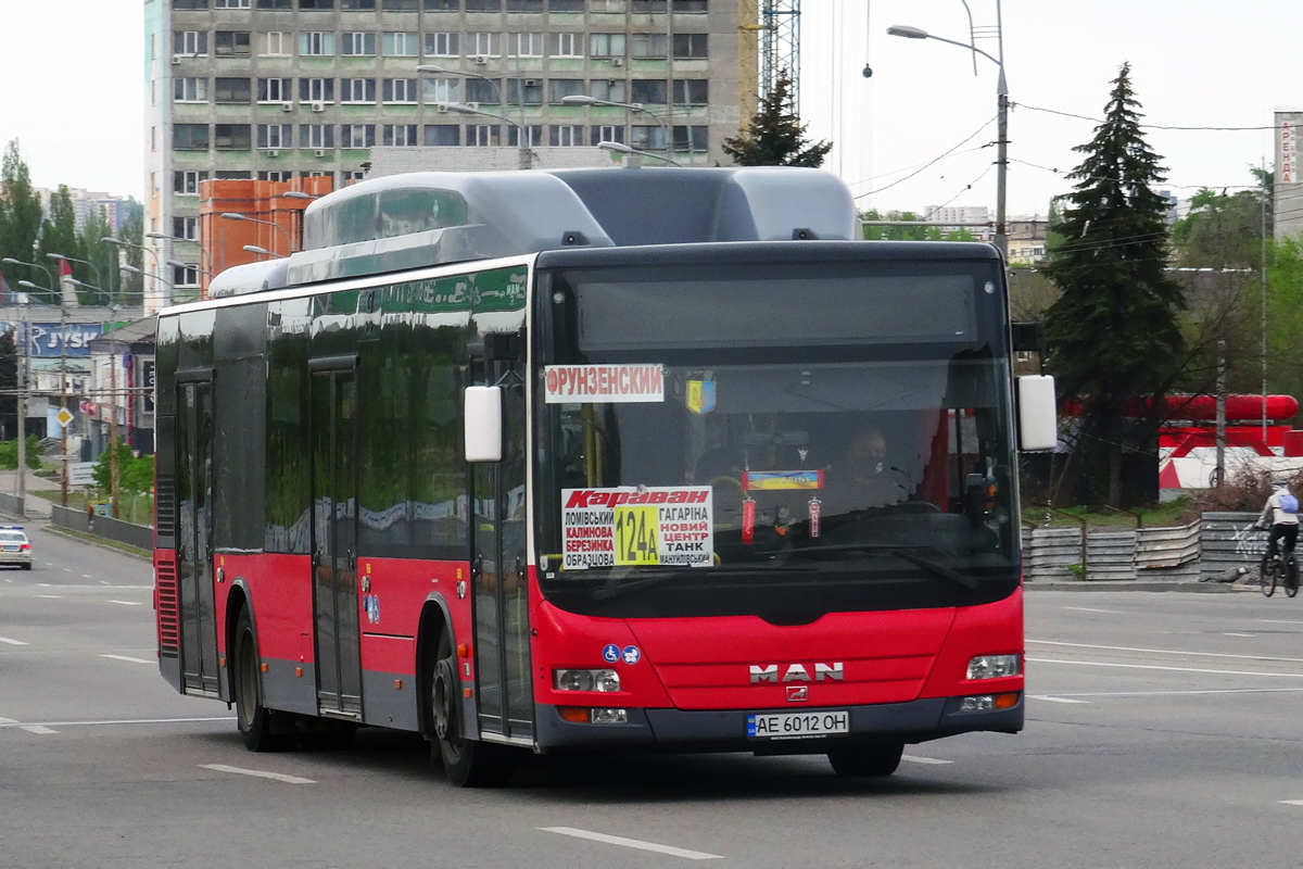 Днепропетровская область, MAN A21 Lion's City NL273 LPG № AE 6012 OH