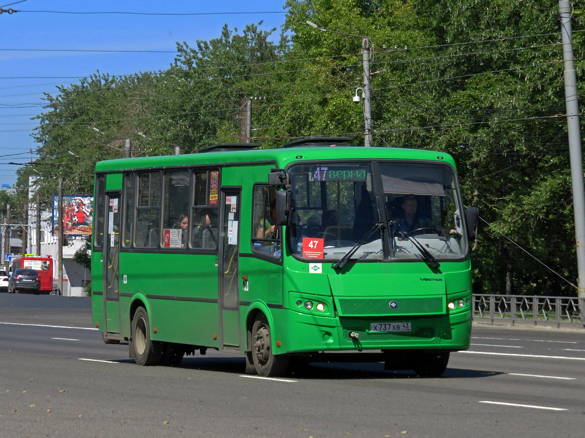 Кировская область, ПАЗ-320412-14 "Вектор" № Х 737 ХВ 43