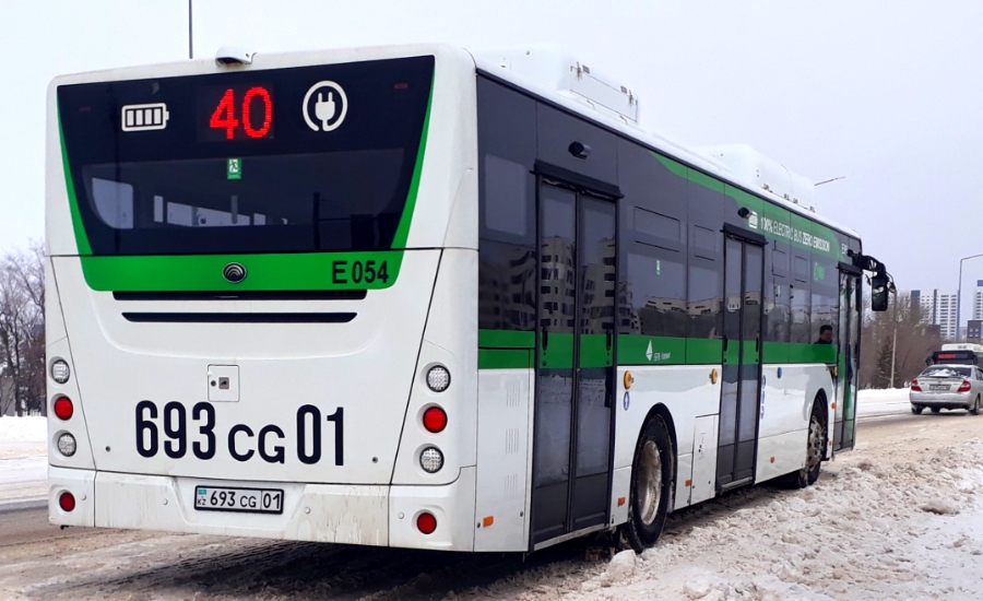Астана, Yutong E12LF (ZK6128BEVG) (СарыаркаАвтоПром) № E054