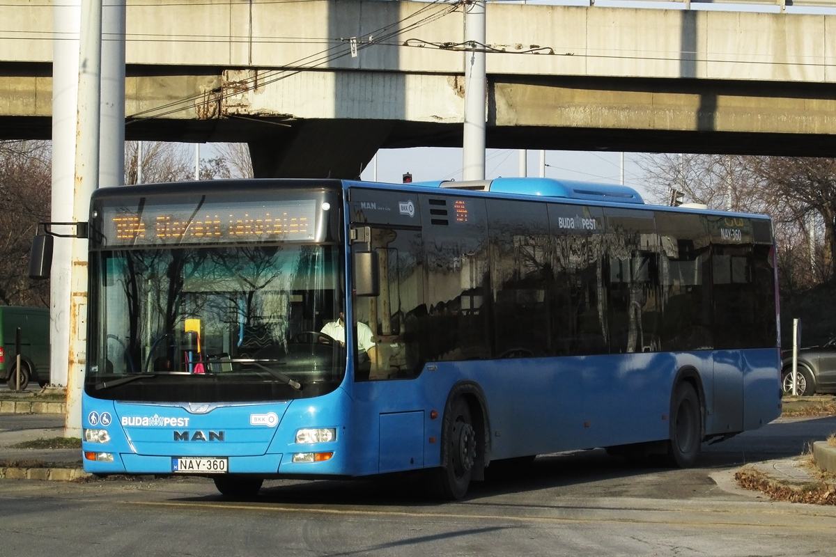 Венгрия, MAN A21 Lion's City NL283 № NAY-360