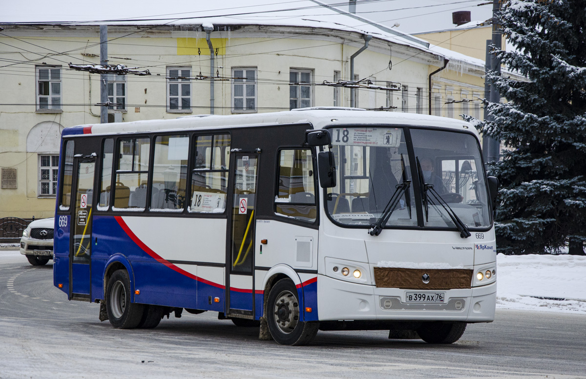 Ярославская область, ПАЗ-320412-04 "Вектор" № 669 Ярославская область, ПАЗ-320412-04 "Вектор" № 669