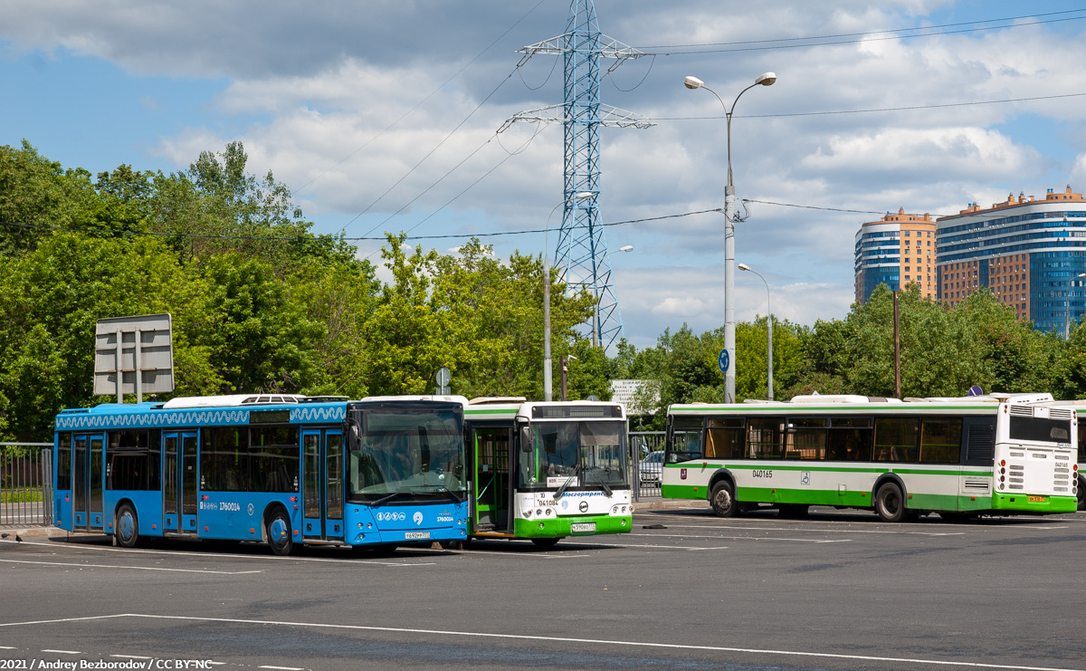 Москва, МАЗ-203.069 № 1760014; Москва, ЛиАЗ-5292.21 № 040165