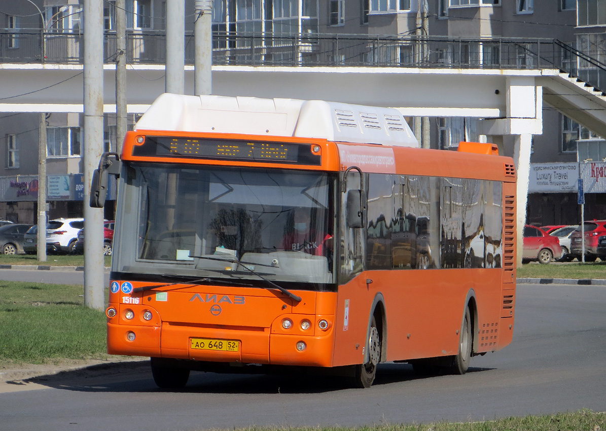 Нижегородская область, ЛиАЗ-5292.67 (CNG) № 15116