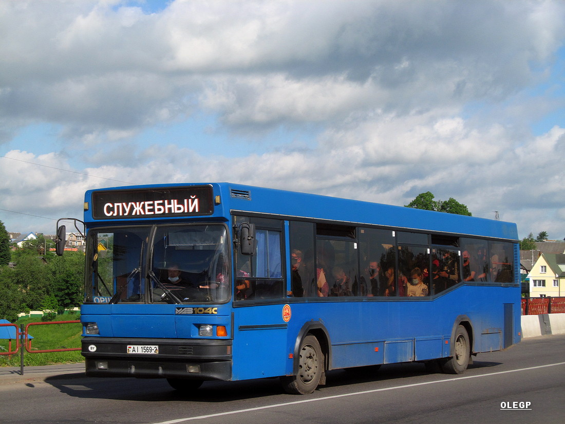 Витебская область, МАЗ-104.С21 № АІ 1569-2