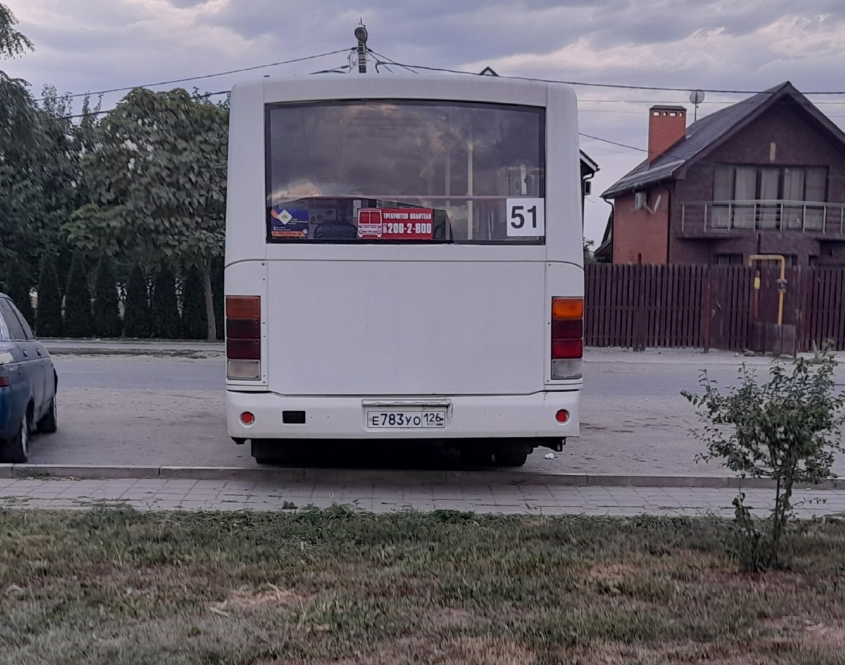 Краснодарский край, ПАЗ-320402-03 № Е 783 УО 126