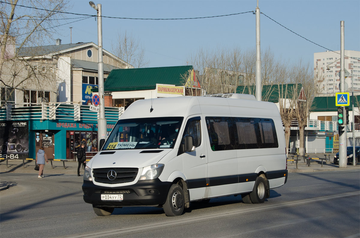 Тюменская область, Луидор-223602 (MB Sprinter) № Р 034 УУ 72