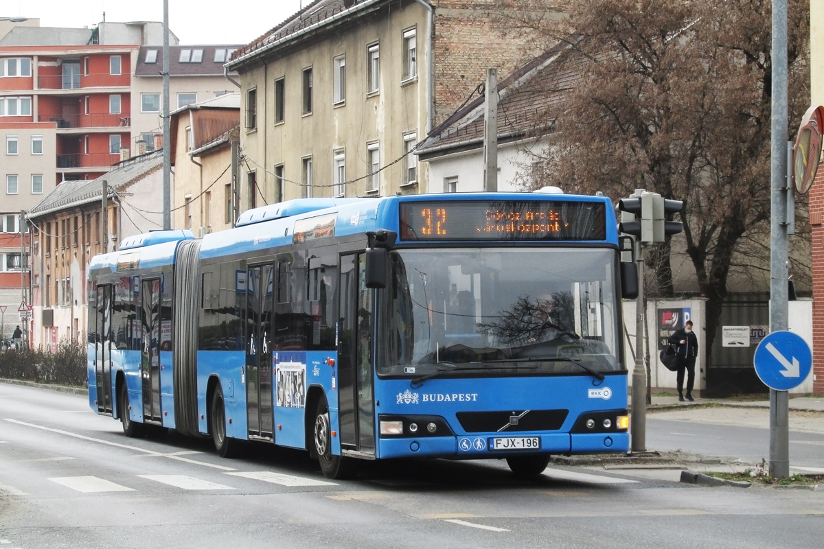 Венгрия, Volvo 7700A № FJX-196
