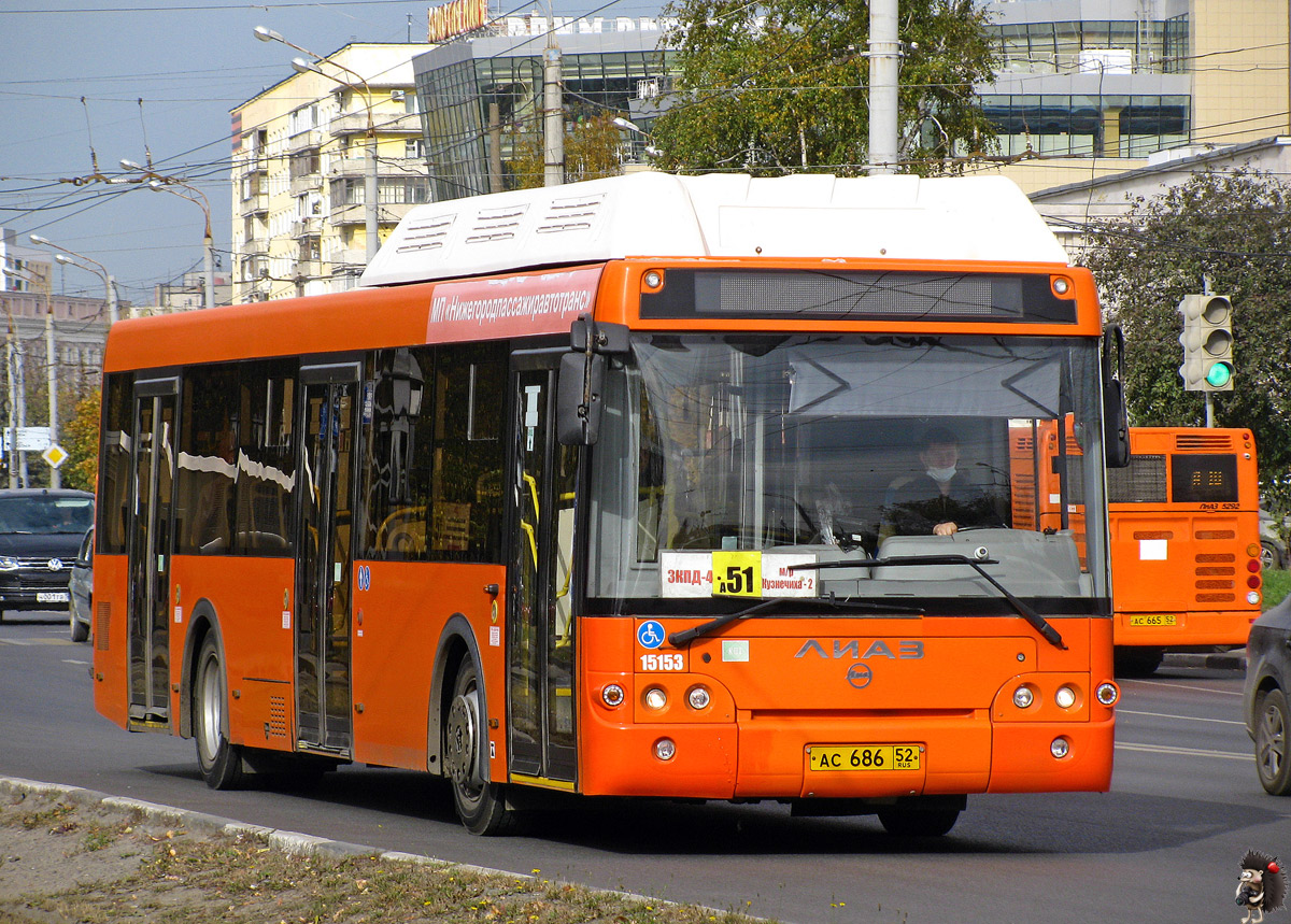Нижегородская область, ЛиАЗ-5292.67 (CNG) № 15153