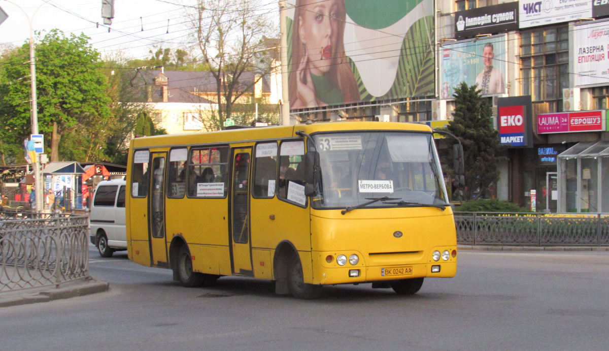 Ровненская область, Богдан А09202 (ЛуАЗ) № BK 0242 AA