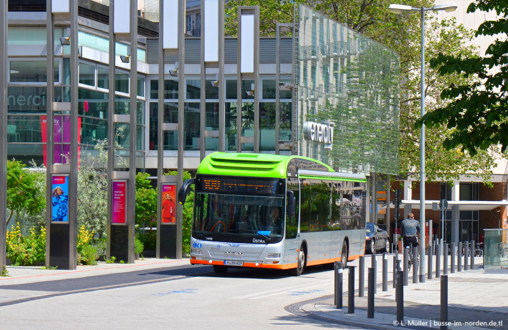 Нижняя Саксония, MAN A37 Lion's City Hybrid NL253 № 7419
