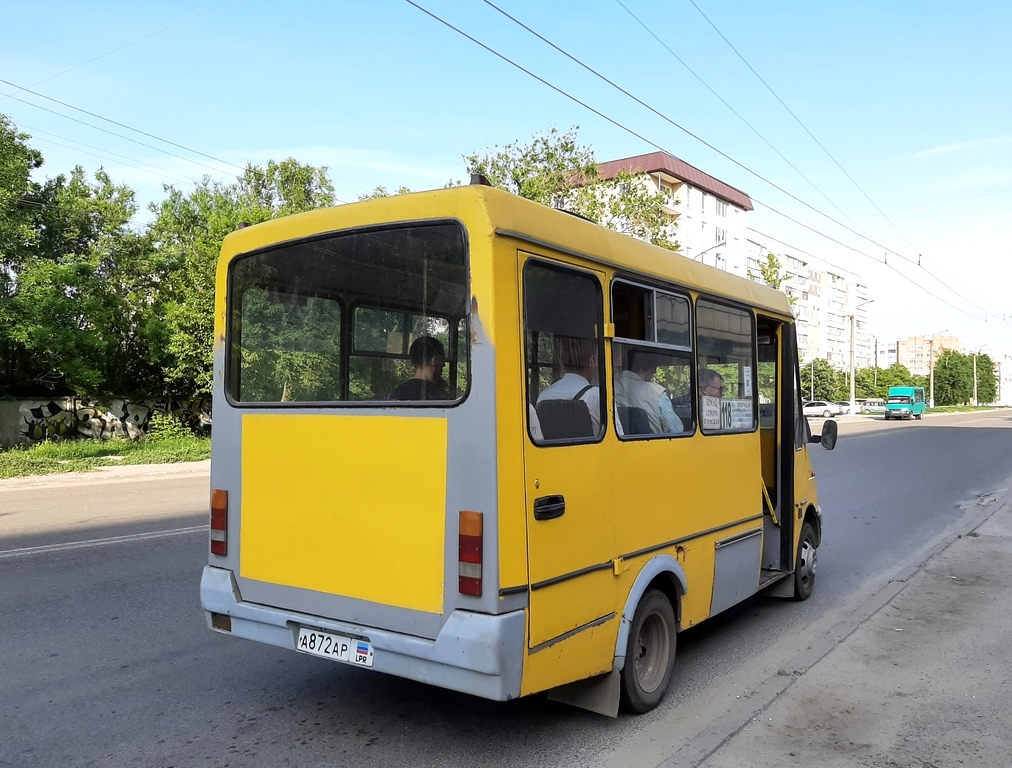 Lugansk region, BAZ-22154 "Delfin" № А 872 АР LPR