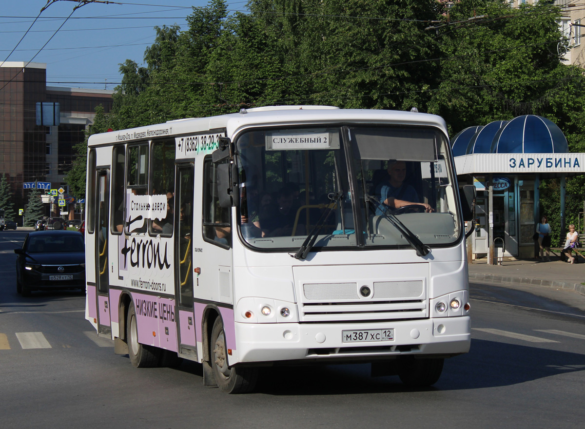 Марий Эл, ПАЗ-320402-04 № М 387 ХС 12