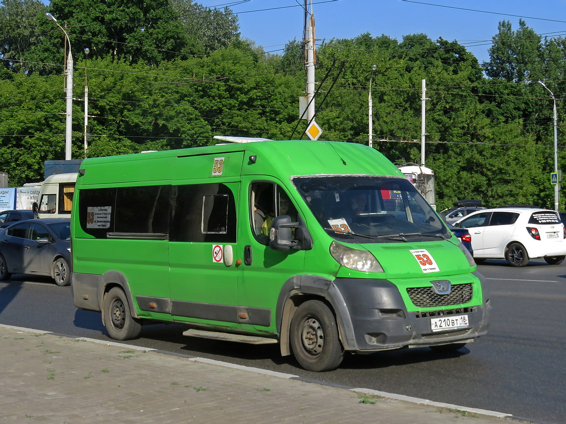 Удмуртия, Нижегородец-2227SK (Peugeot Boxer) № А 210 ВТ 18