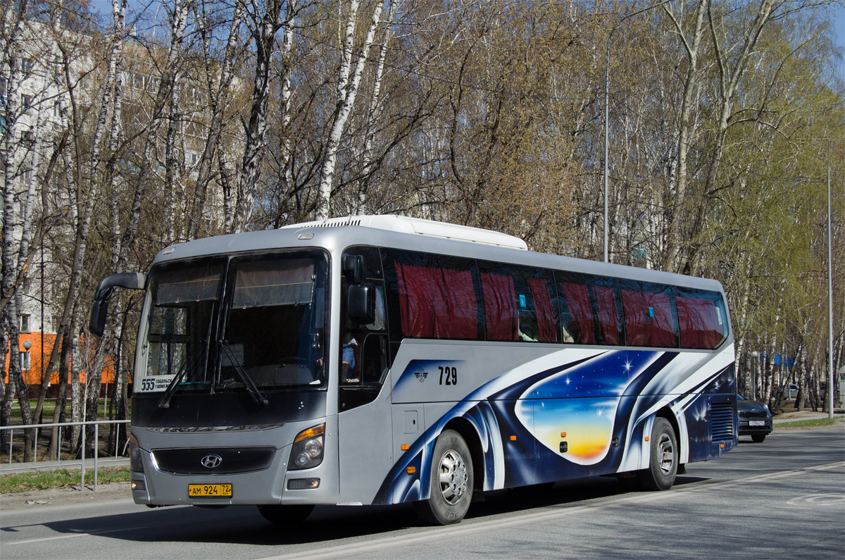 Тюменская область, Hyundai Universe Space Luxury № 729