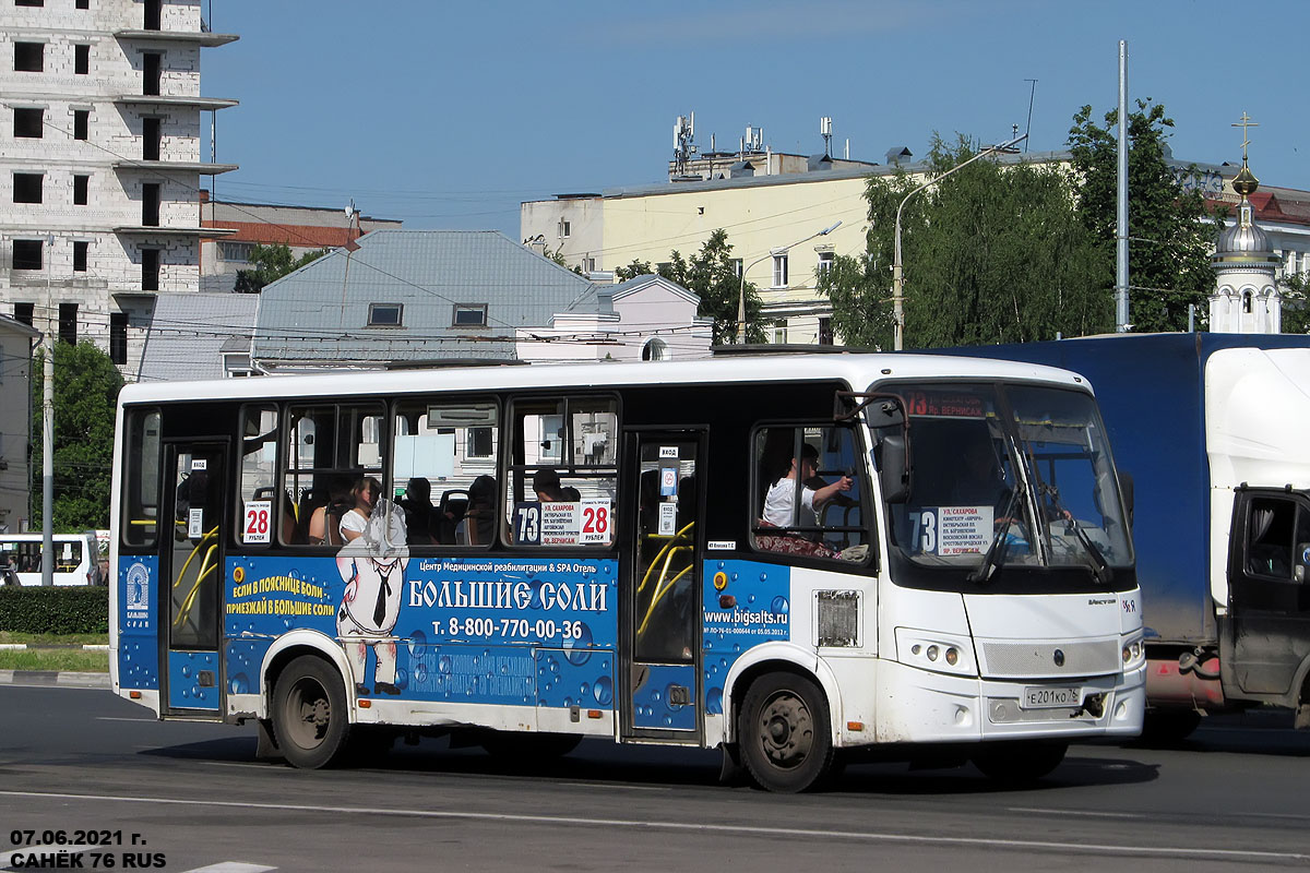 Yaroslavl region, PAZ-320412-05 "Vector" Nr. Е 201 КО 76