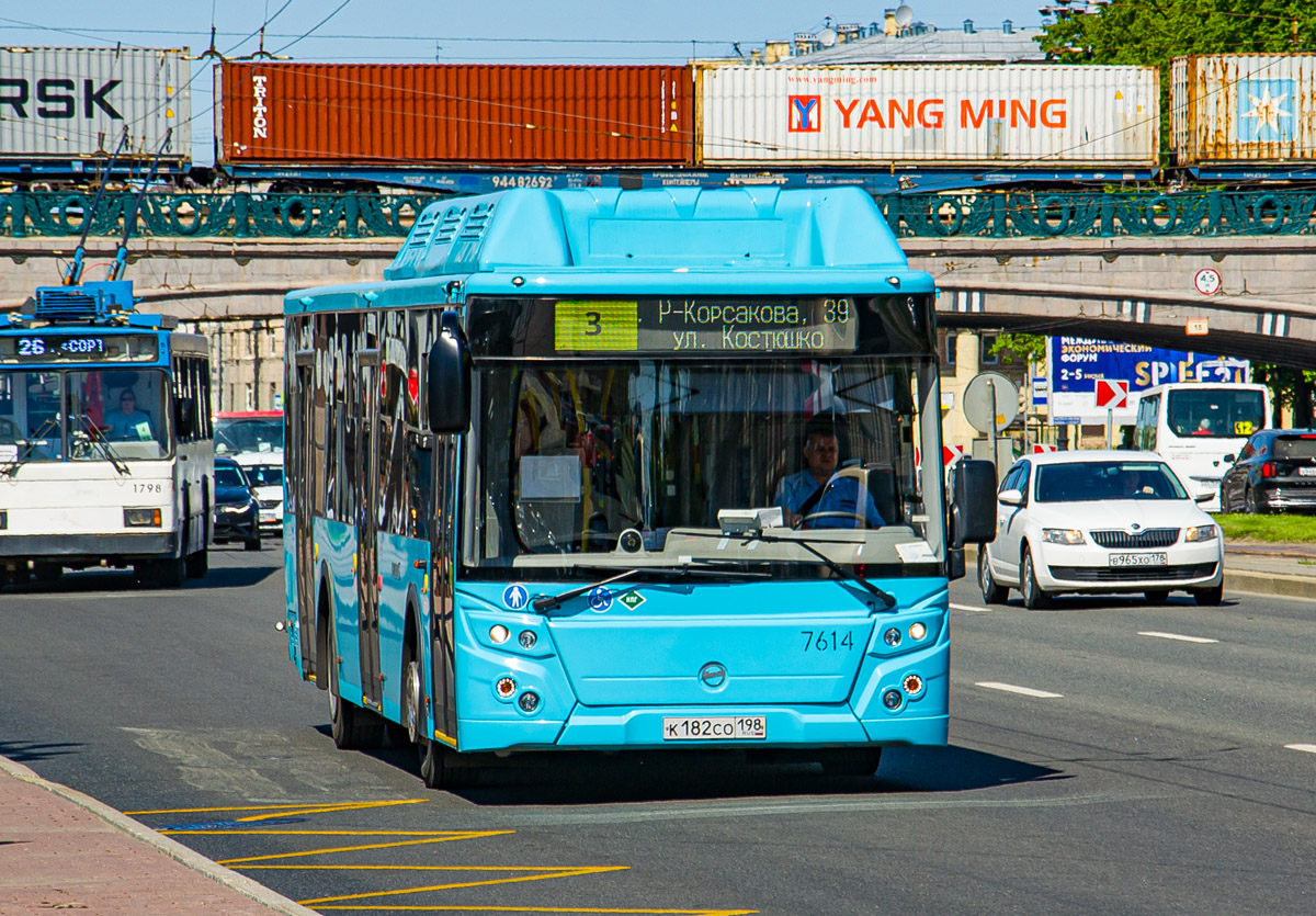 Санкт-Петербург, ЛиАЗ-5292.67 (CNG) № 7614