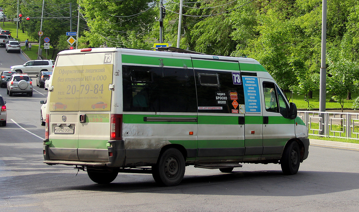Хабаровский край, FIAT Ducato 244 CSMMC-RLL, -RTL № О 042 ОО 27