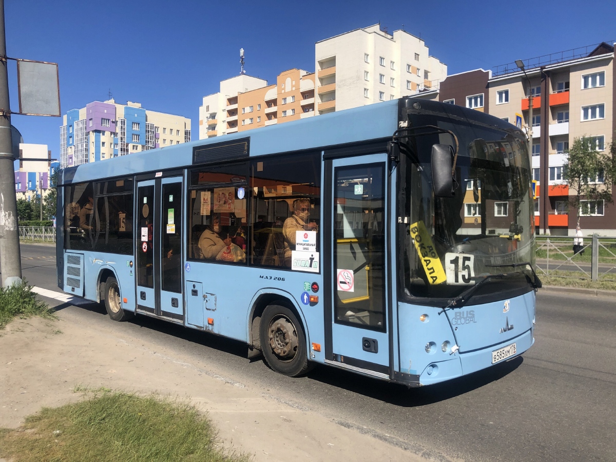 Архангельская область, МАЗ-206.085 № В 585 ХМ 178