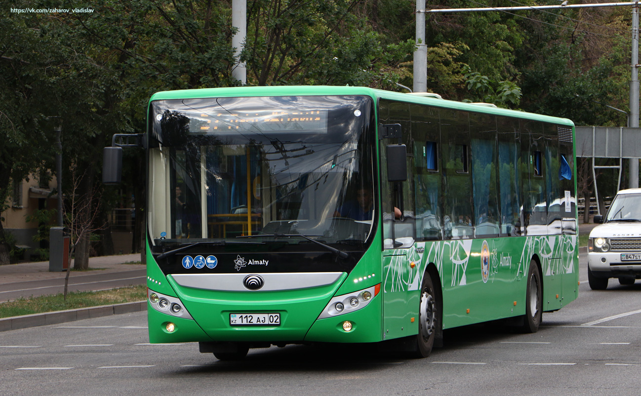 Алматы, Yutong ZK6118HGA (СарыаркаАвтоПром) № 112 AJ 02