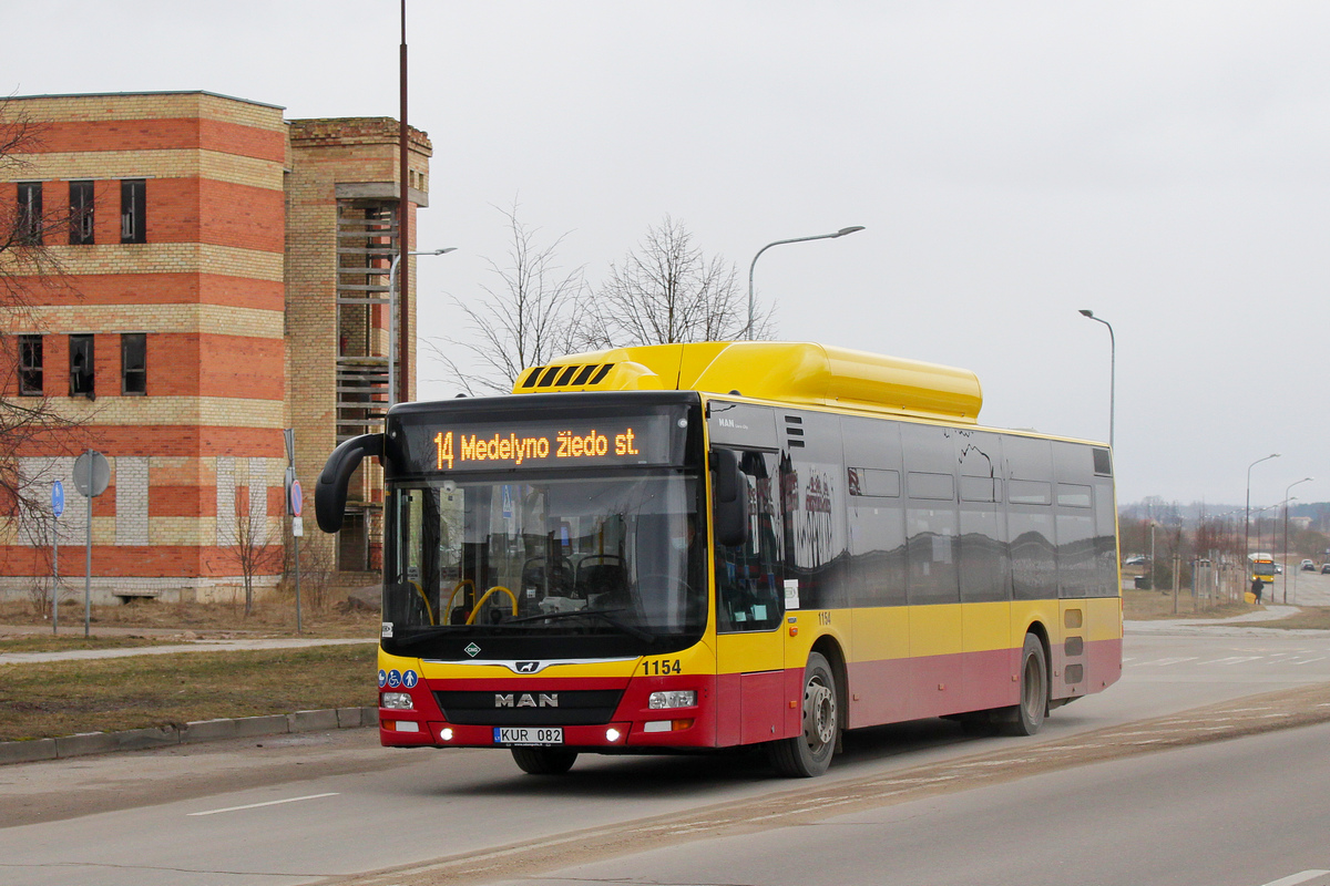 Литва, MAN A21 Lion's City NL273 CNG № 1154