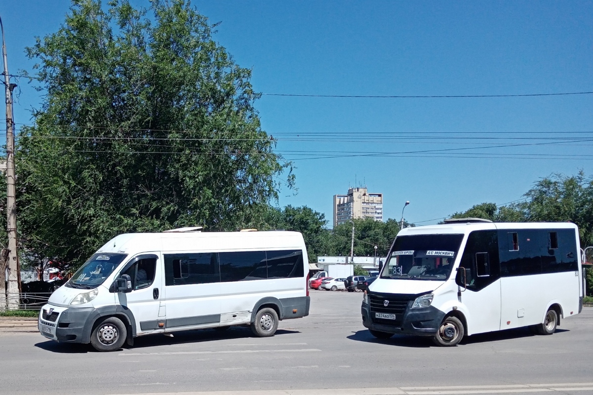 Volgograd region, IRITO Boxer L4H2 (Z8P) # В 114 СР 134; Volgograd region, GAZ-A63R42 Next # М 374 АО 134