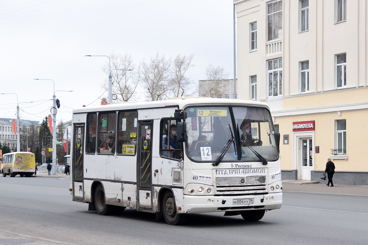 Архангельская область, ПАЗ-320302-08 № 4307