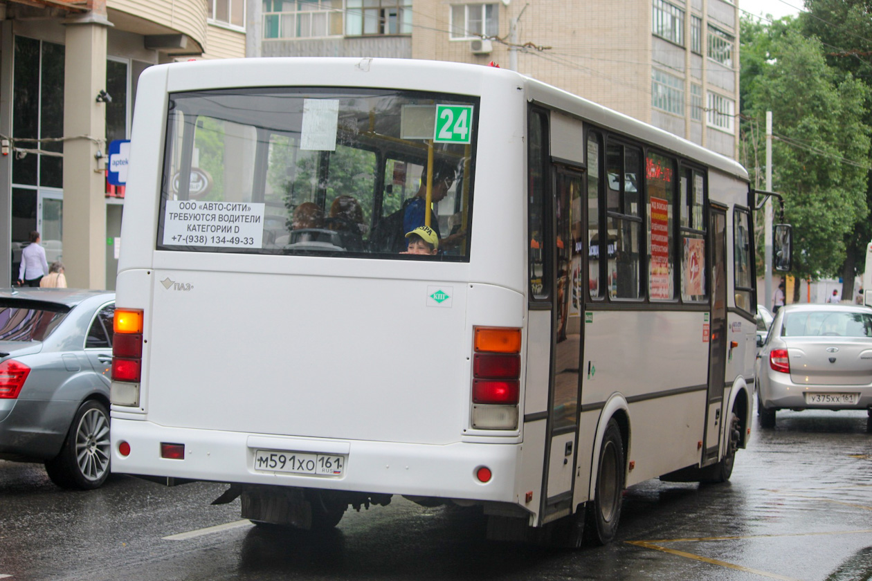 Ростовская область, ПАЗ-320412-14 № М 591 ХО 161