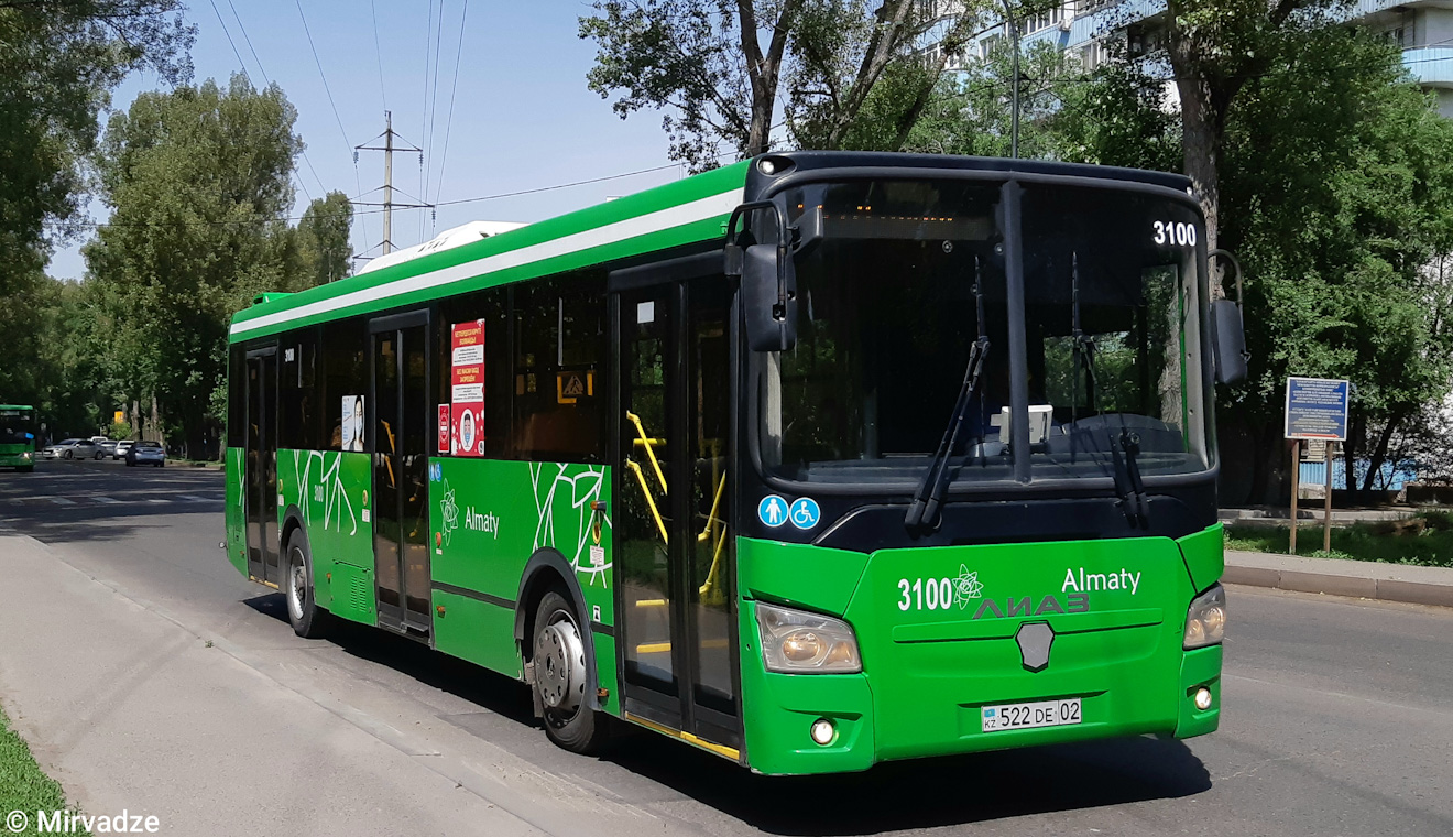 Алматы, ЛиАЗ-5293.60 № 3100