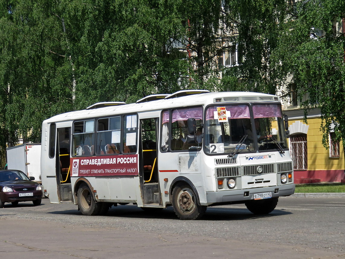 Кировская область, ПАЗ-4234 № Е 798 ОТ 43