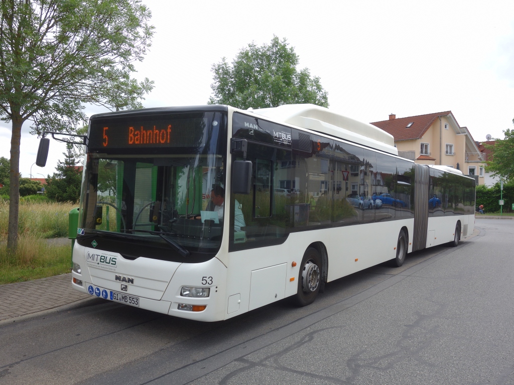 Гессен, MAN A23 Lion's City G NG313 CNG № 53