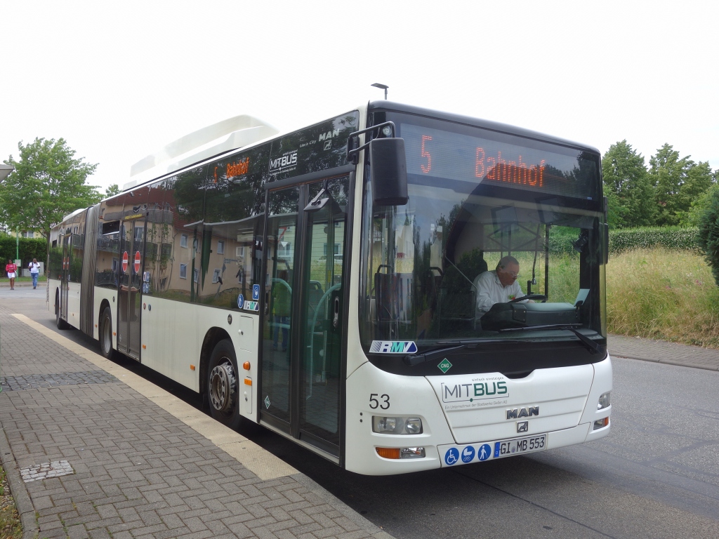 Гессен, MAN A23 Lion's City G NG313 CNG № 53